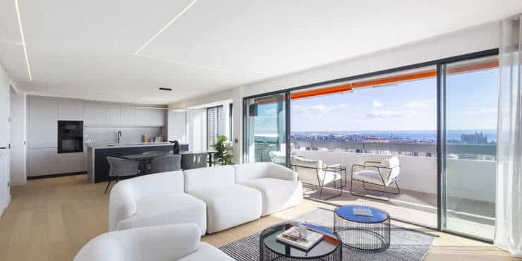 Stylishes Apartment mit grandioser Aussicht in Toplage