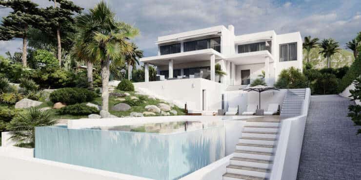 Modernes Villenprojekt mit Meerblick in exklusiver Wohnlage