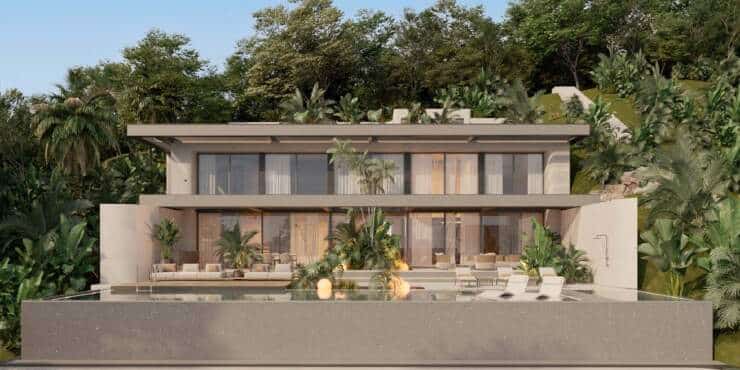 Baugrundstück mit Projekt und Lizenz für eine moderne Villa