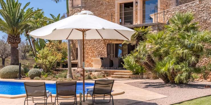 Charmante Finca-Oase mit Meerblick in beliebter Lage nahe Portocolom