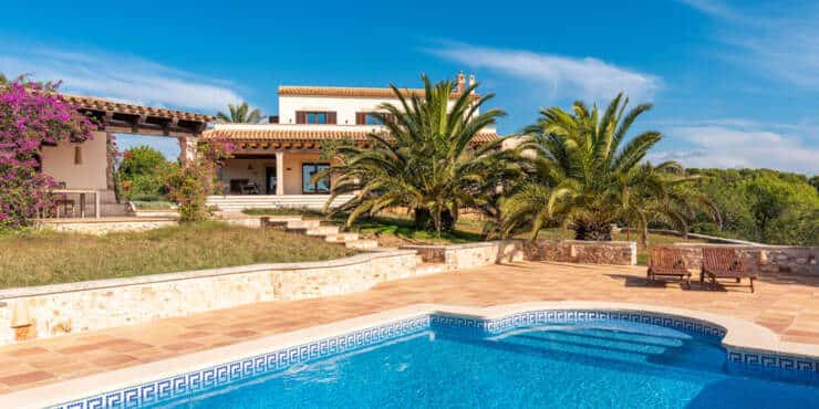 Prächtige Finca mit atemberaubenden Panoramablick in einer einzigartigen Lage in Son Prohens