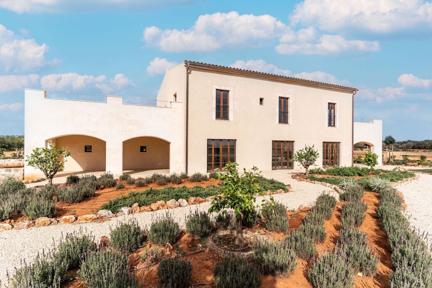 Vorderansicht der Finca