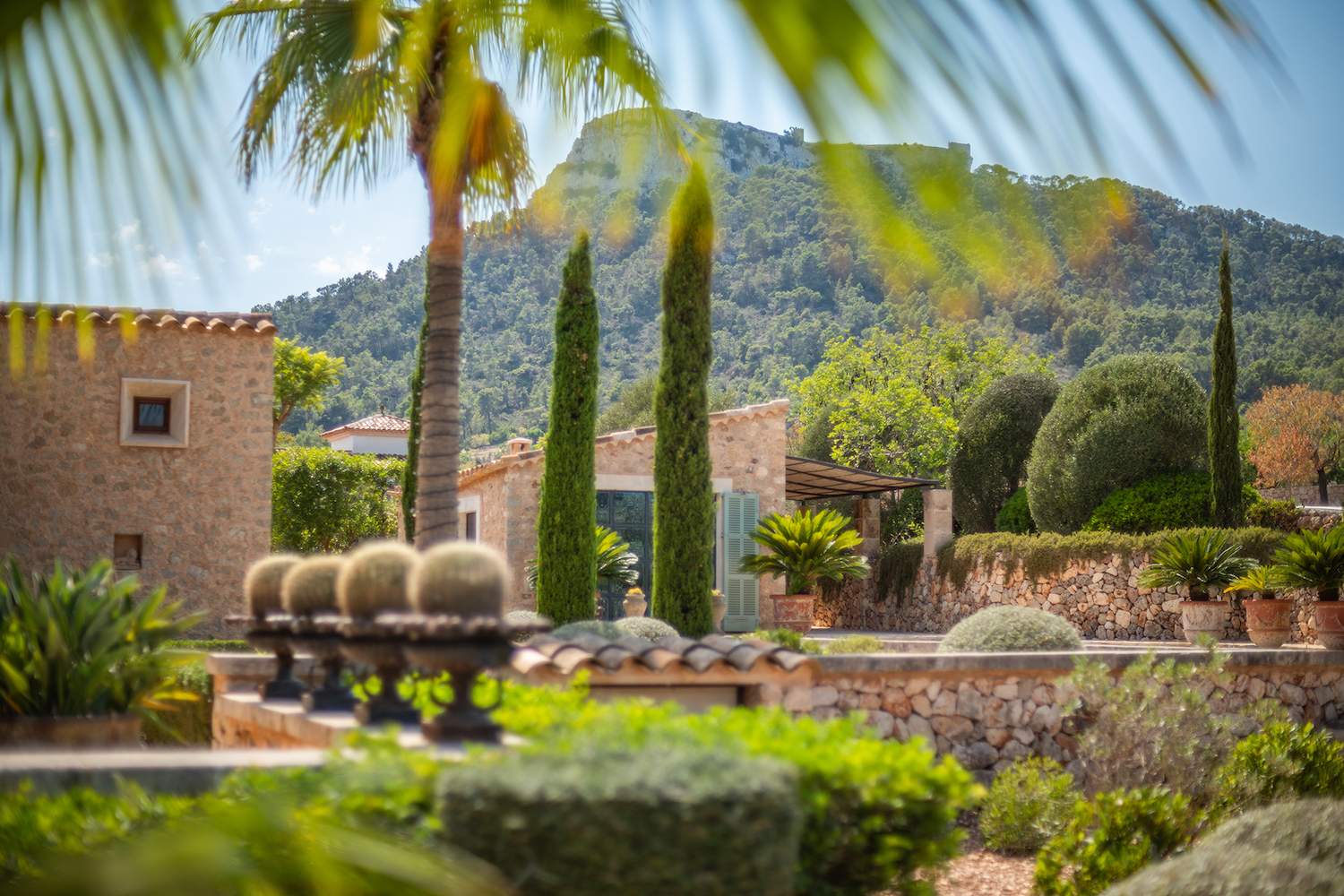 Mediterran angelegter Garten