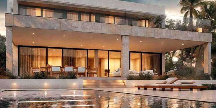 Exklusives Villenprojekt in Hafen- und Golfplatznähe