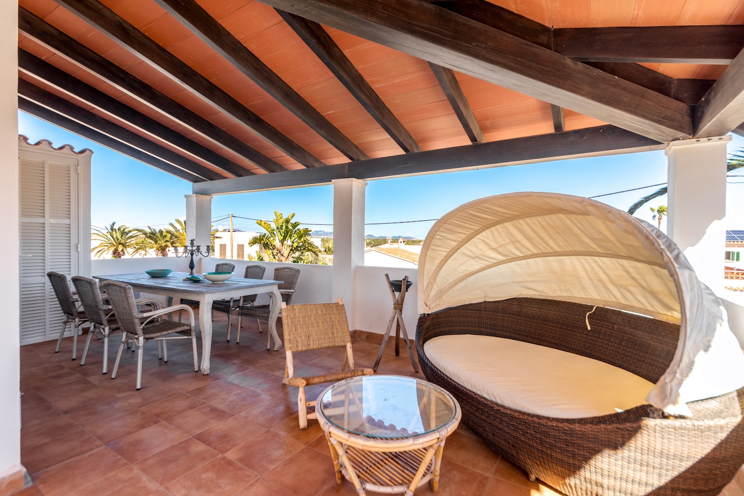 Dachterrasse mit Meerblick