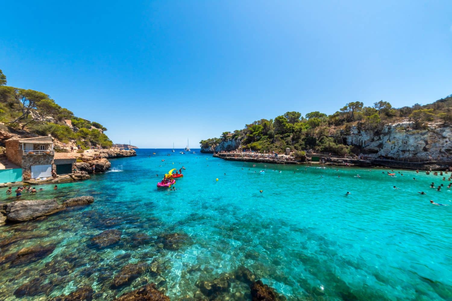 Traumafte Bucht von Cala Llombards
