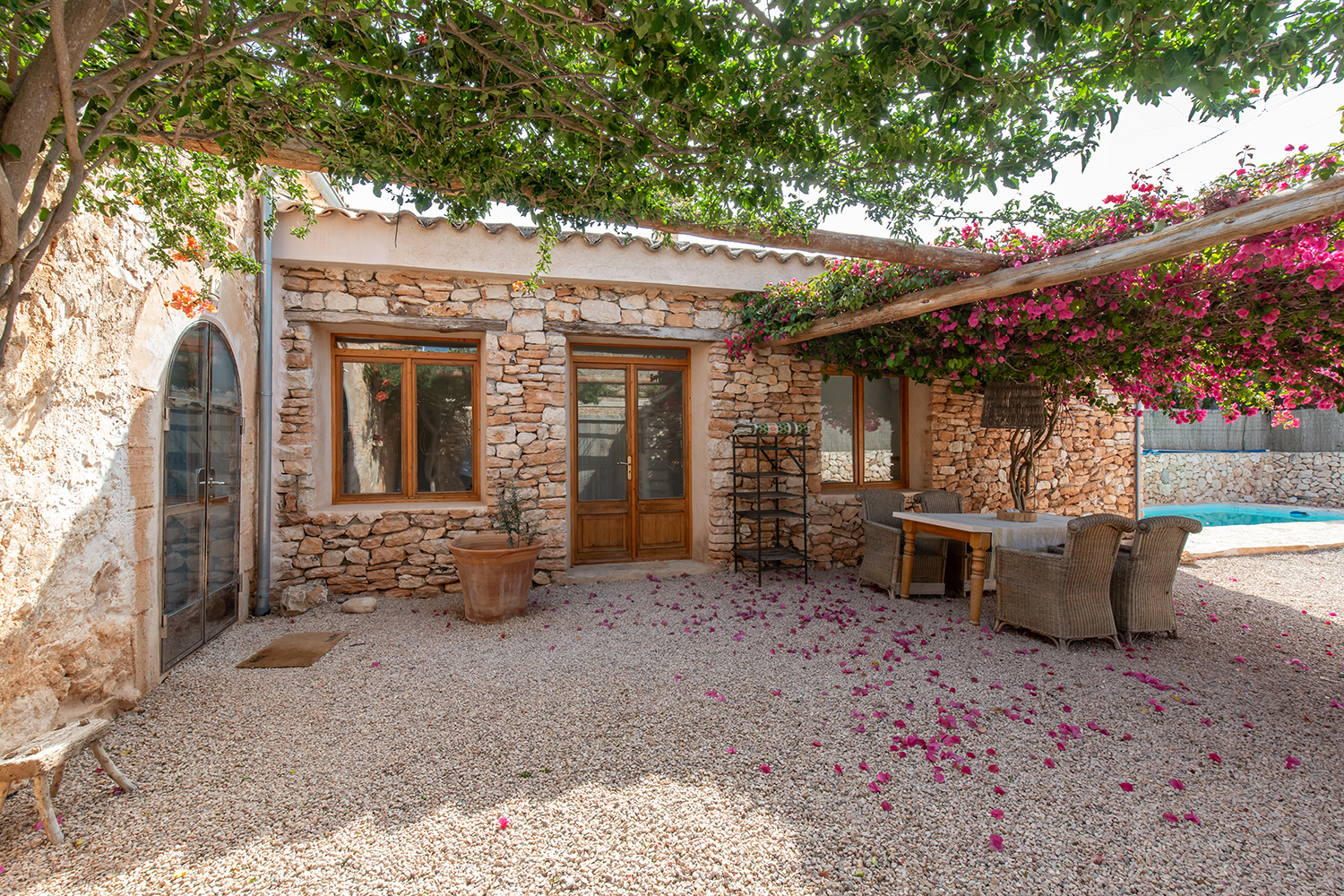 Traditioneller Patio
