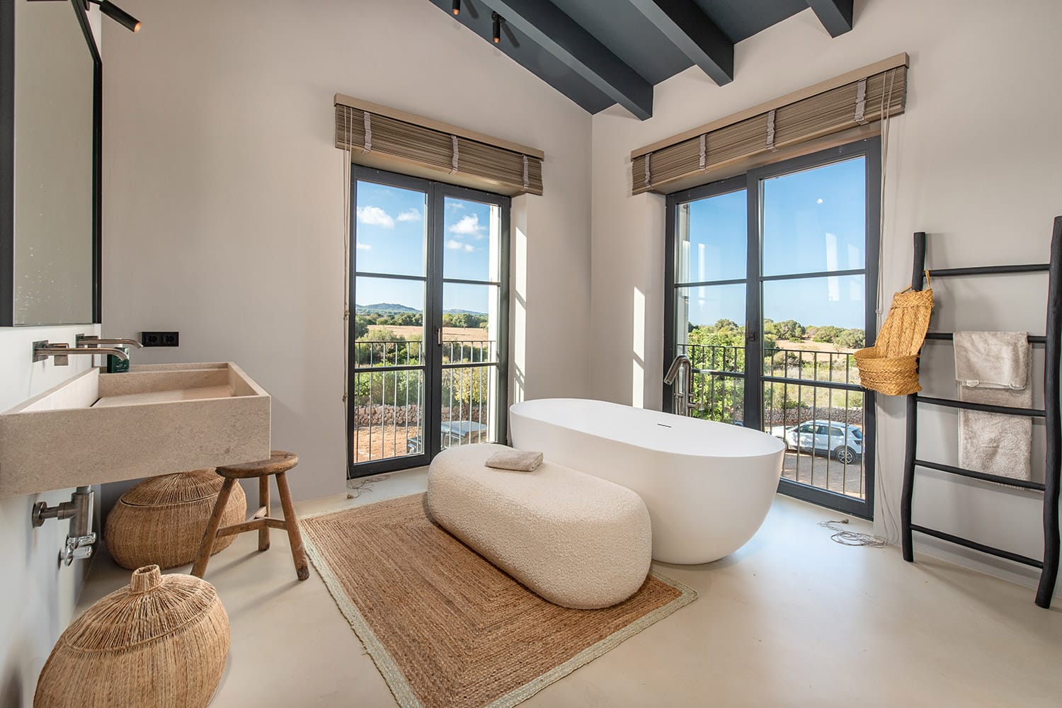 Badezimmer von der Mastersuite