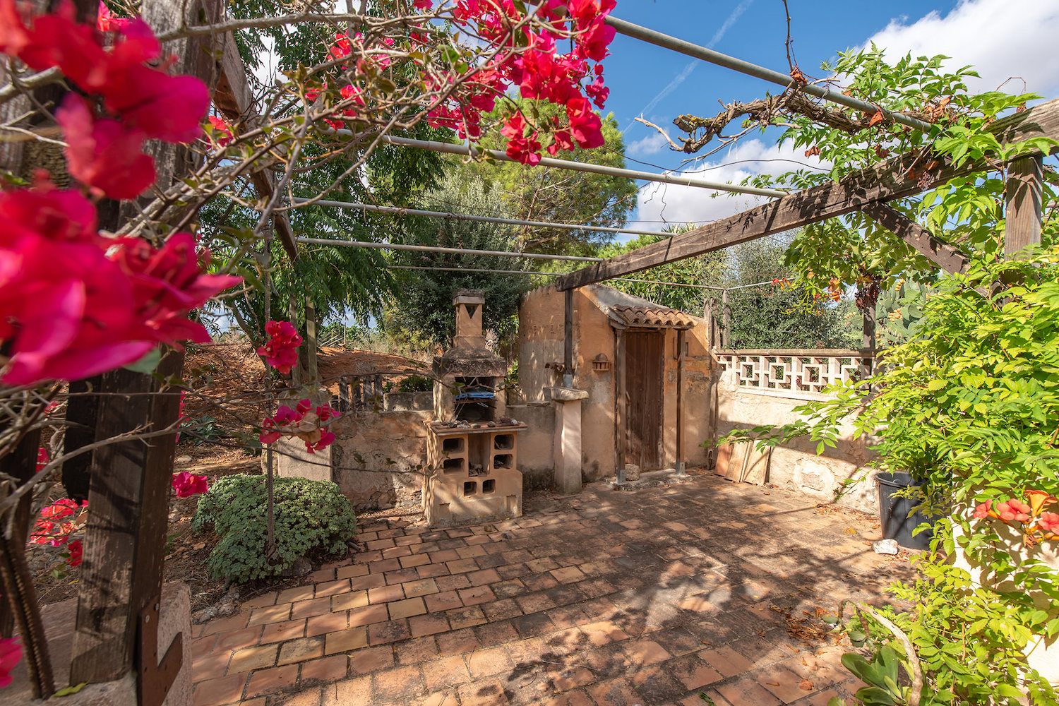 Charmanter Grillbereich