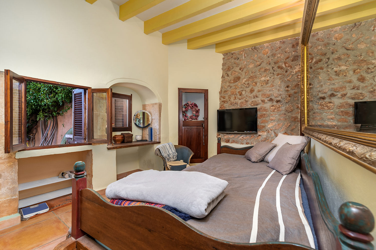 Eines von 3 Schlafzimmern