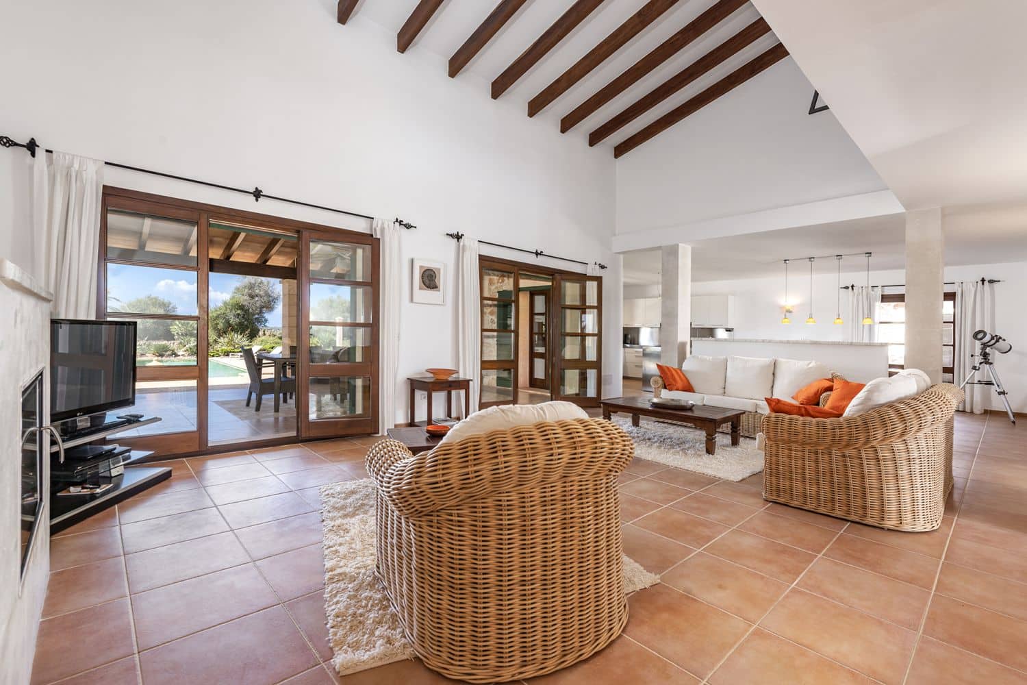 Wohnbereich mit Terrassenzugang