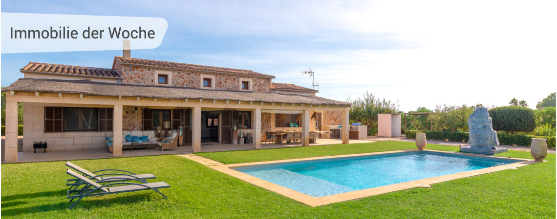 Campos | Atemberaubende Finca nahe Es Trenc Immobilie der Woche auf Mallorca