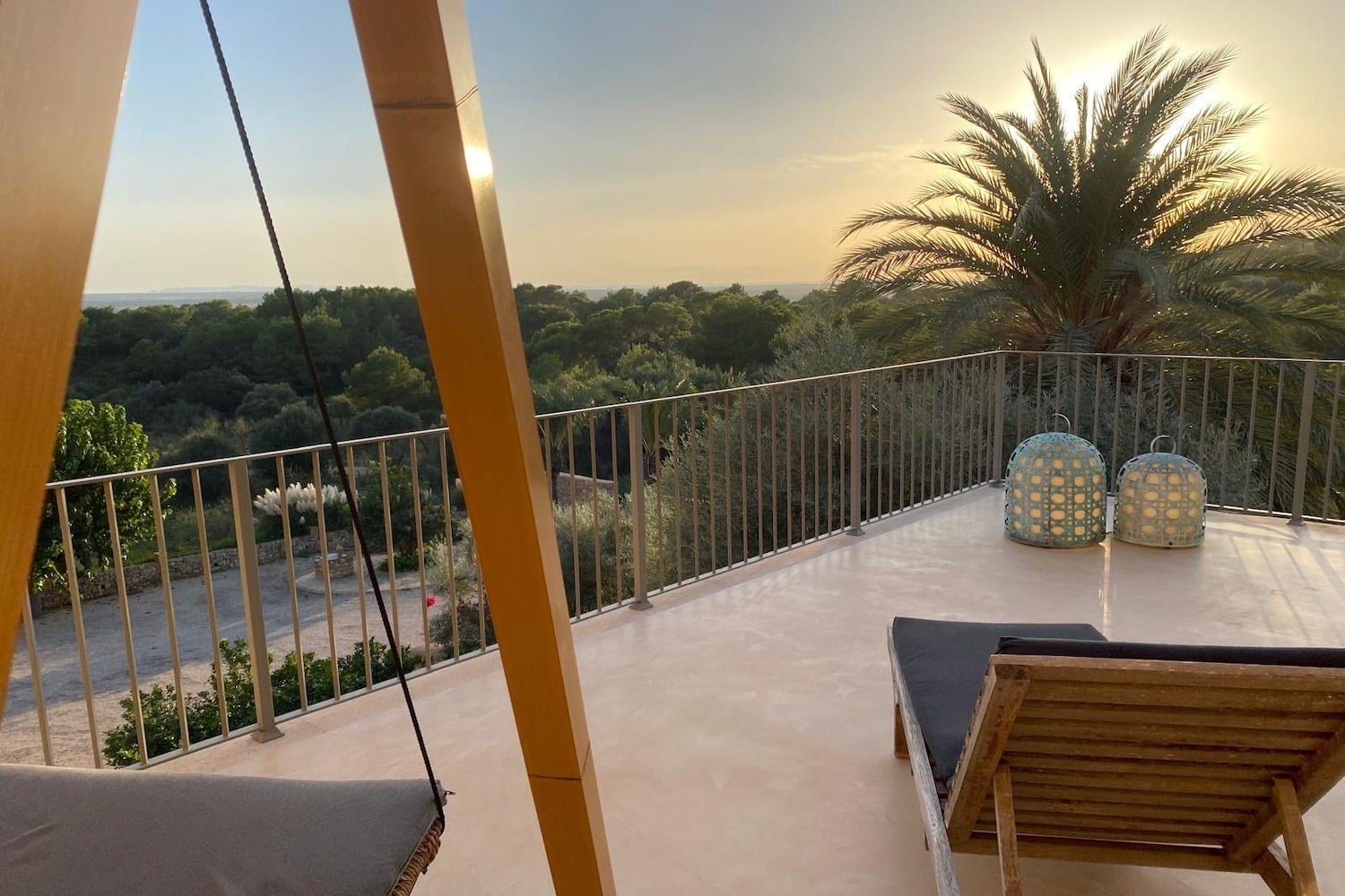 Terrasse mit Panoramablick