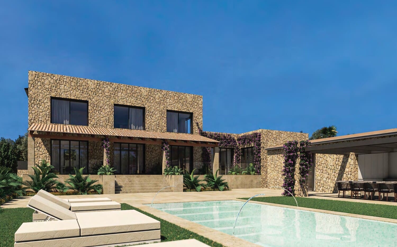 Seltene Gelegenheit - Finca im Bau in fußläufiger Strandlage