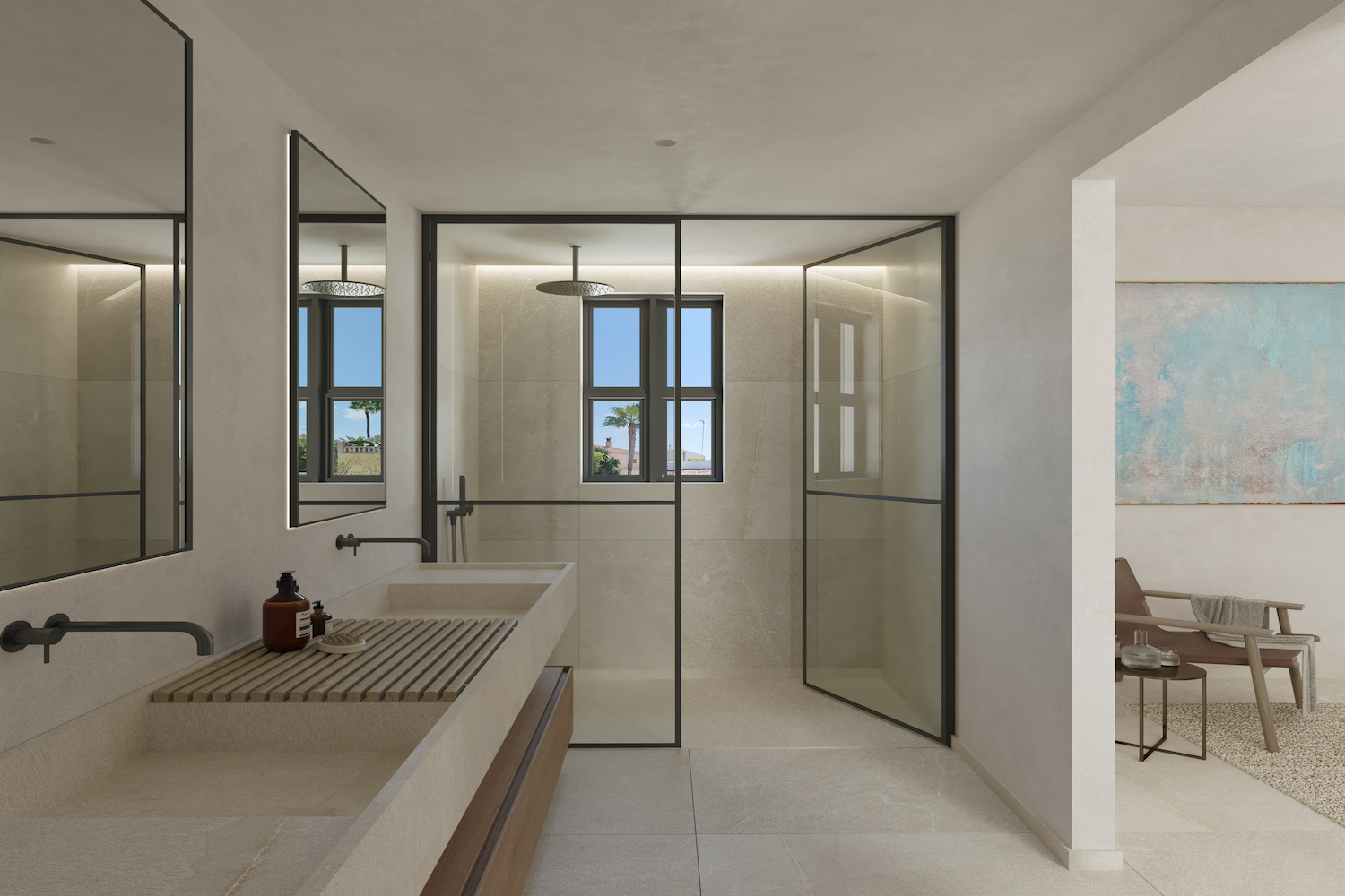 Eines von 5 Badezimmern