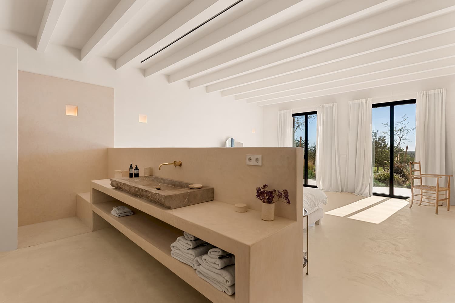 Badezimmer im Schalfzimmer