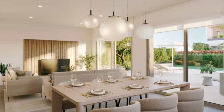 Hochwertige Duplex-Neubauwohnung mit eigenem Garten und Poolanlage in Colonia Sant Jordi