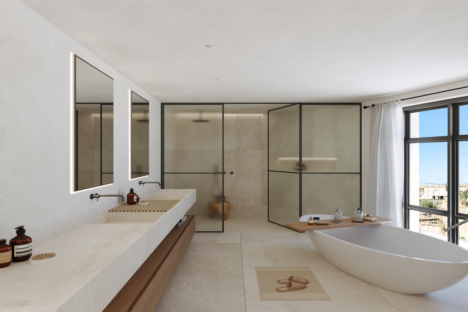 Eines von 5 Badezimmern