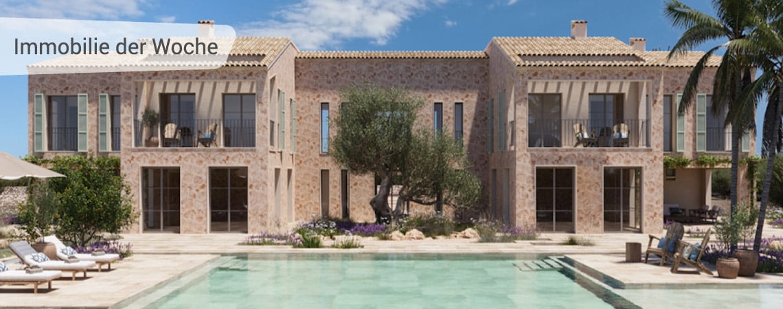 Santanyi | Exklusive Neubaufinca in Traumlage von Santanyí mit Meerblick Immobilie der Woche auf Mallorca