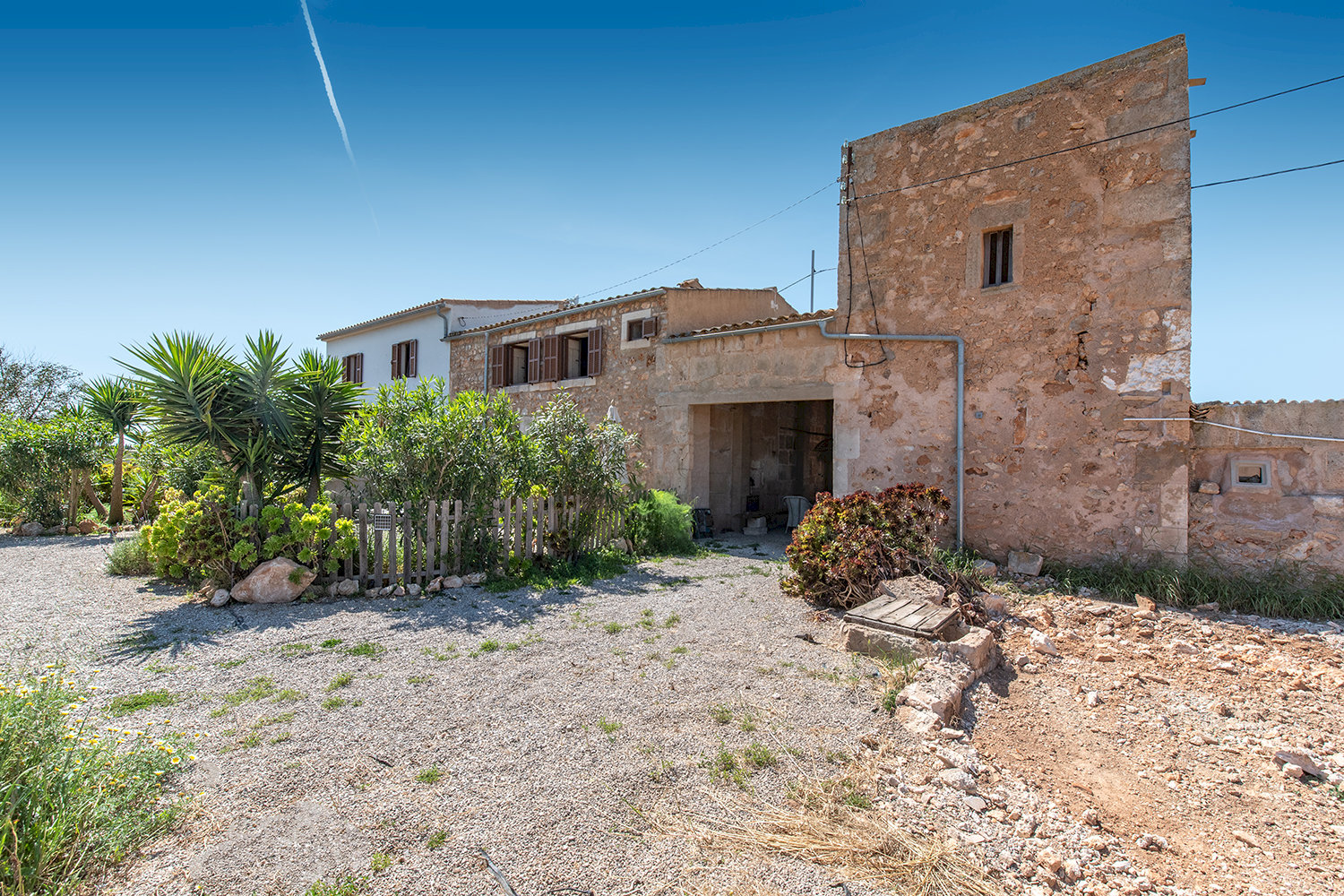 Finca mit historischen Mühlenturm