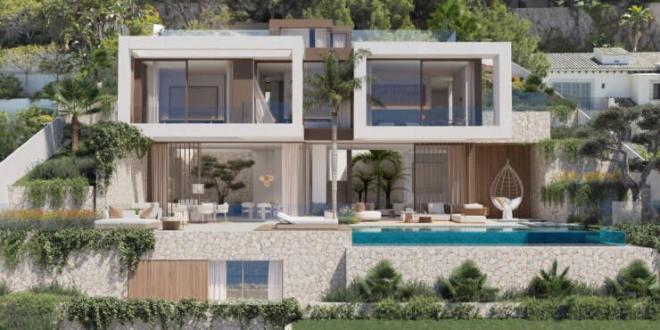 Cala Llamp – Top-Grundstück mit erteilter Baugenehmigung und Meer- und Panoramablick