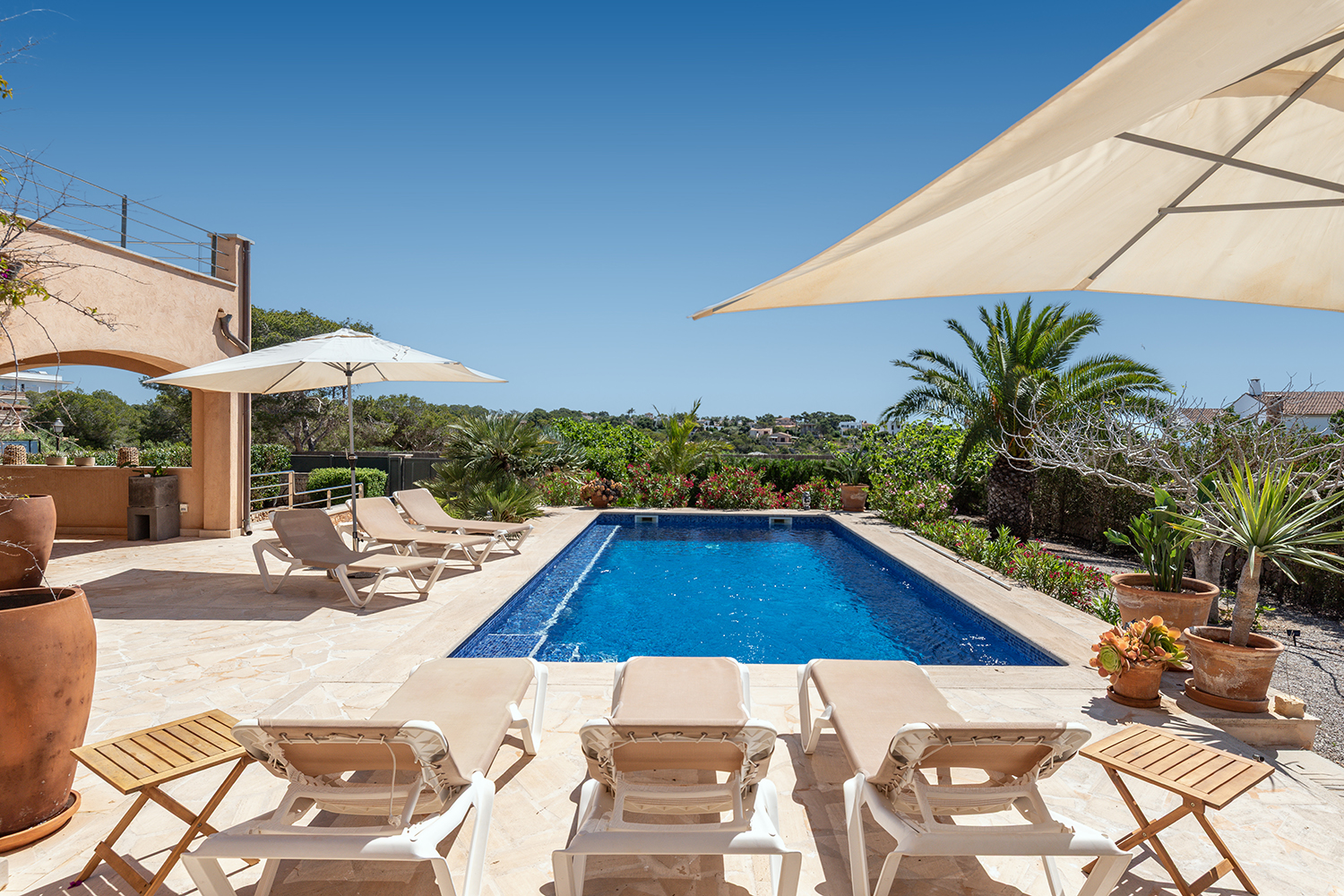 Mediterran angelegter Garten