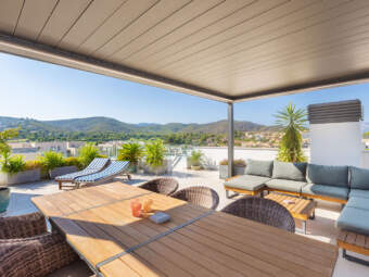 Modernes Penthaus mit Panorama-Dachterrasse in Palmas Premiumlage