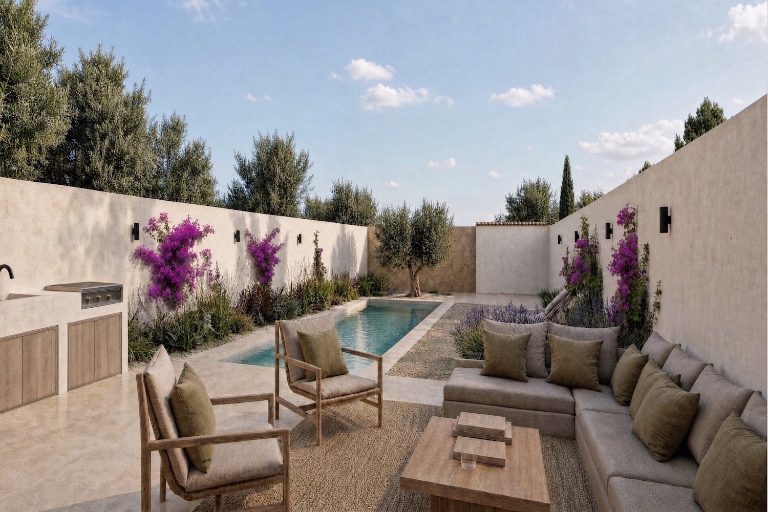 Patio mit Chill-out-Bereich